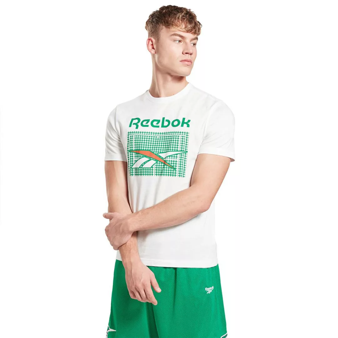 Reebok Classics Tennis Court Kurzärmeliges T-shirt M White günstig online kaufen