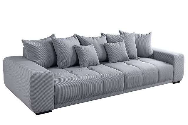 riess-ambiente Big-Sofa ELEGANCIA 285cm hellgrau, Einzelartikel 1 Teile, XX günstig online kaufen