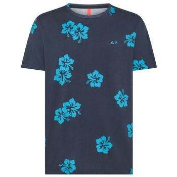 Sun68  T-Shirts & Poloshirts T-Shirt Kollektion Beach Blue günstig online kaufen