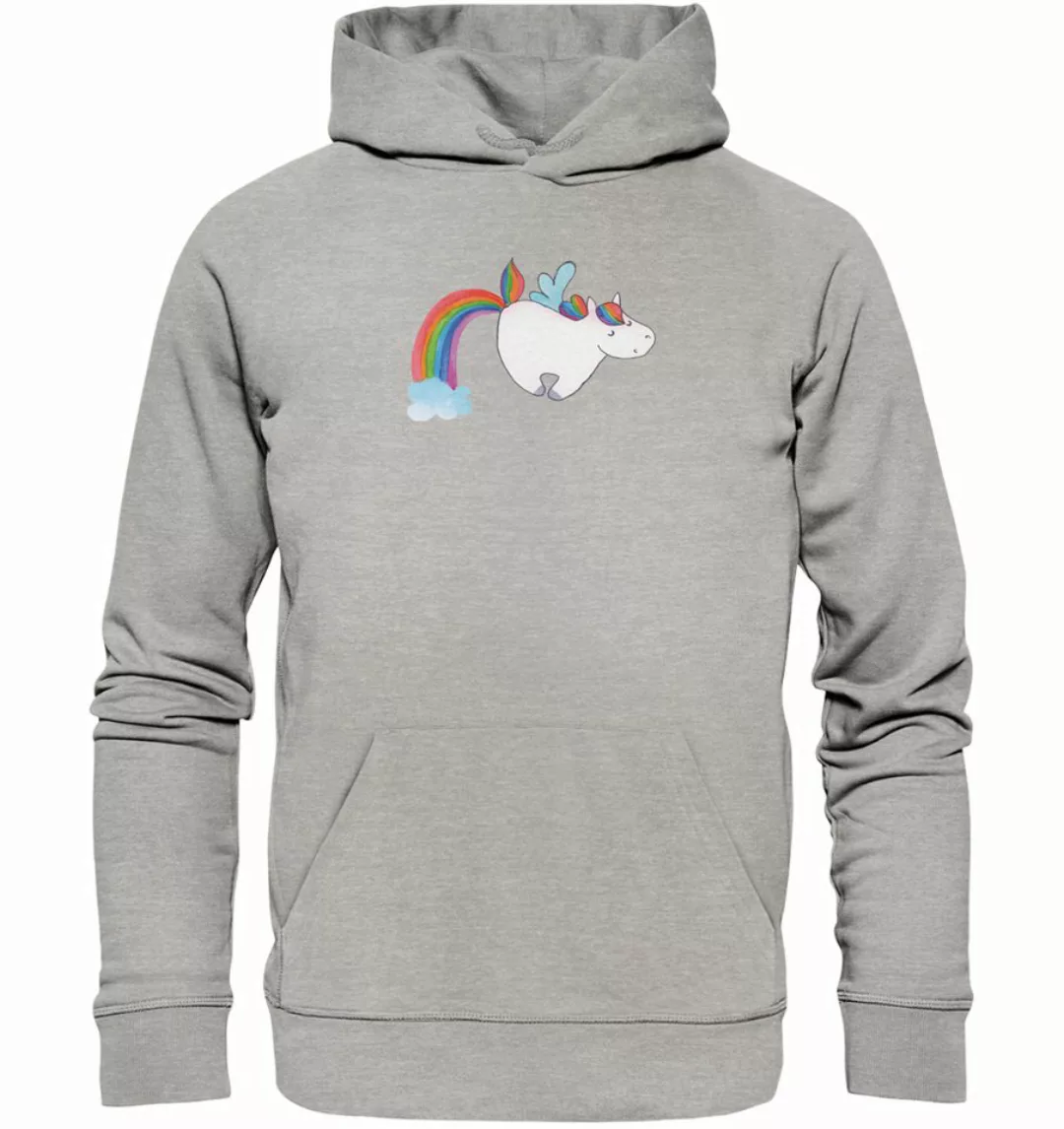 Mr. & Mrs. Panda Hoodie Größe L Einhorn Pegasus - Heather Grey - Geschenk, günstig online kaufen