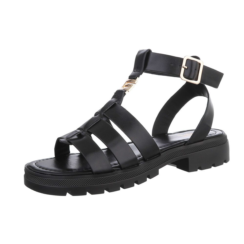 Ital-Design Damen Freizeit Riemchensandalette (86527000) Blockabsatz günstig online kaufen