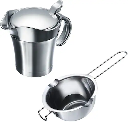 WESTMARK Sauciere, 2 tlg., aus Edelstahl, Thermo-Sauciere, Butter-/Schokola günstig online kaufen