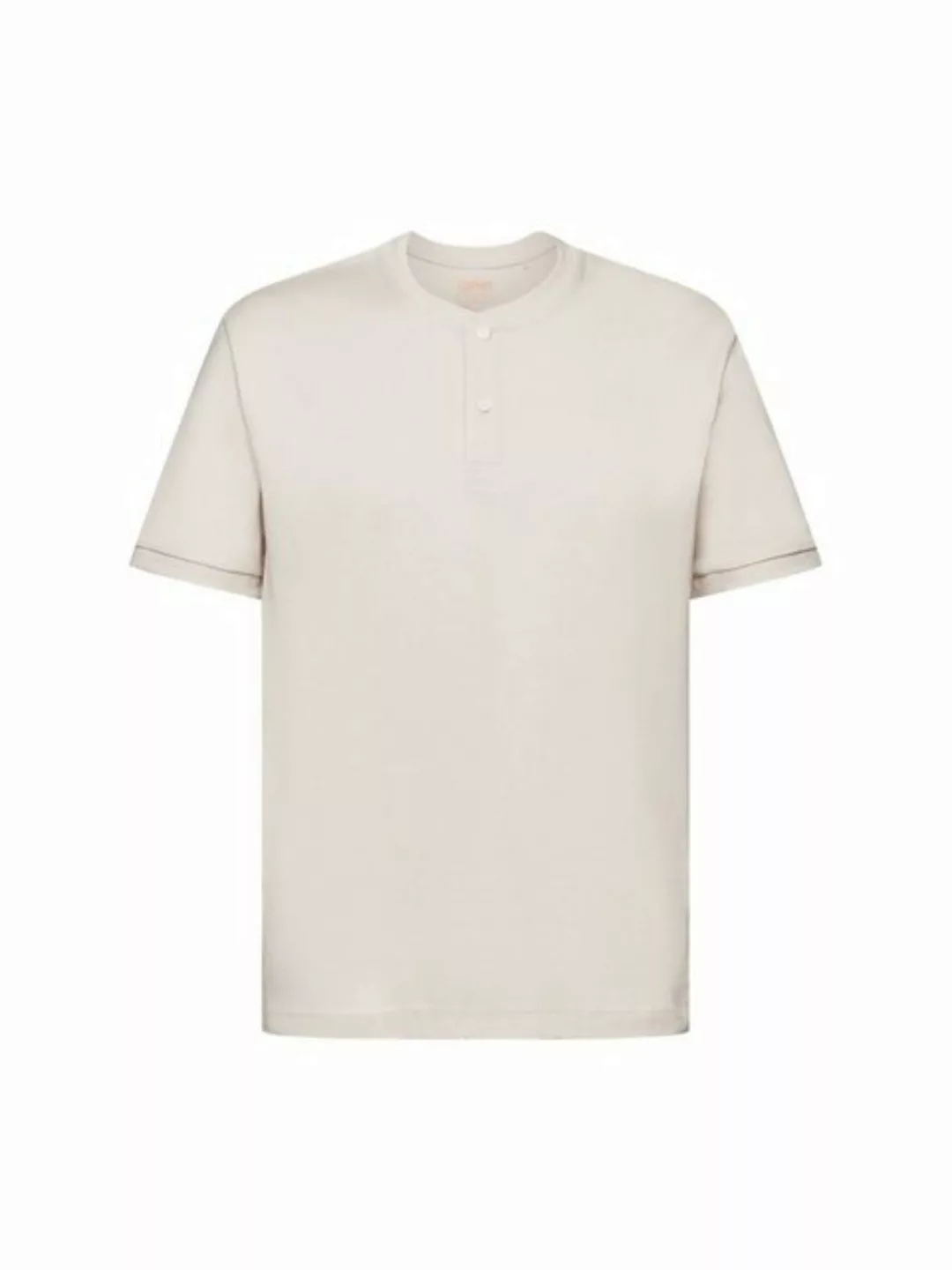 Esprit T-Shirt Henley-T-Shirt aus Jersey (1-tlg) günstig online kaufen