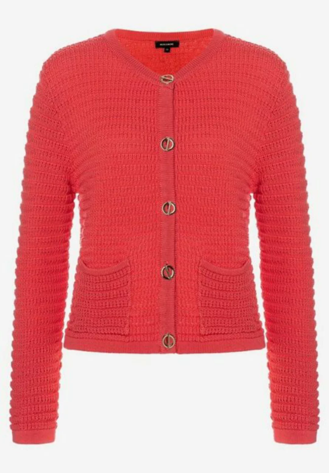 MORE&MORE Sweatshirt Cardigan with Special-Knit-Structu günstig online kaufen