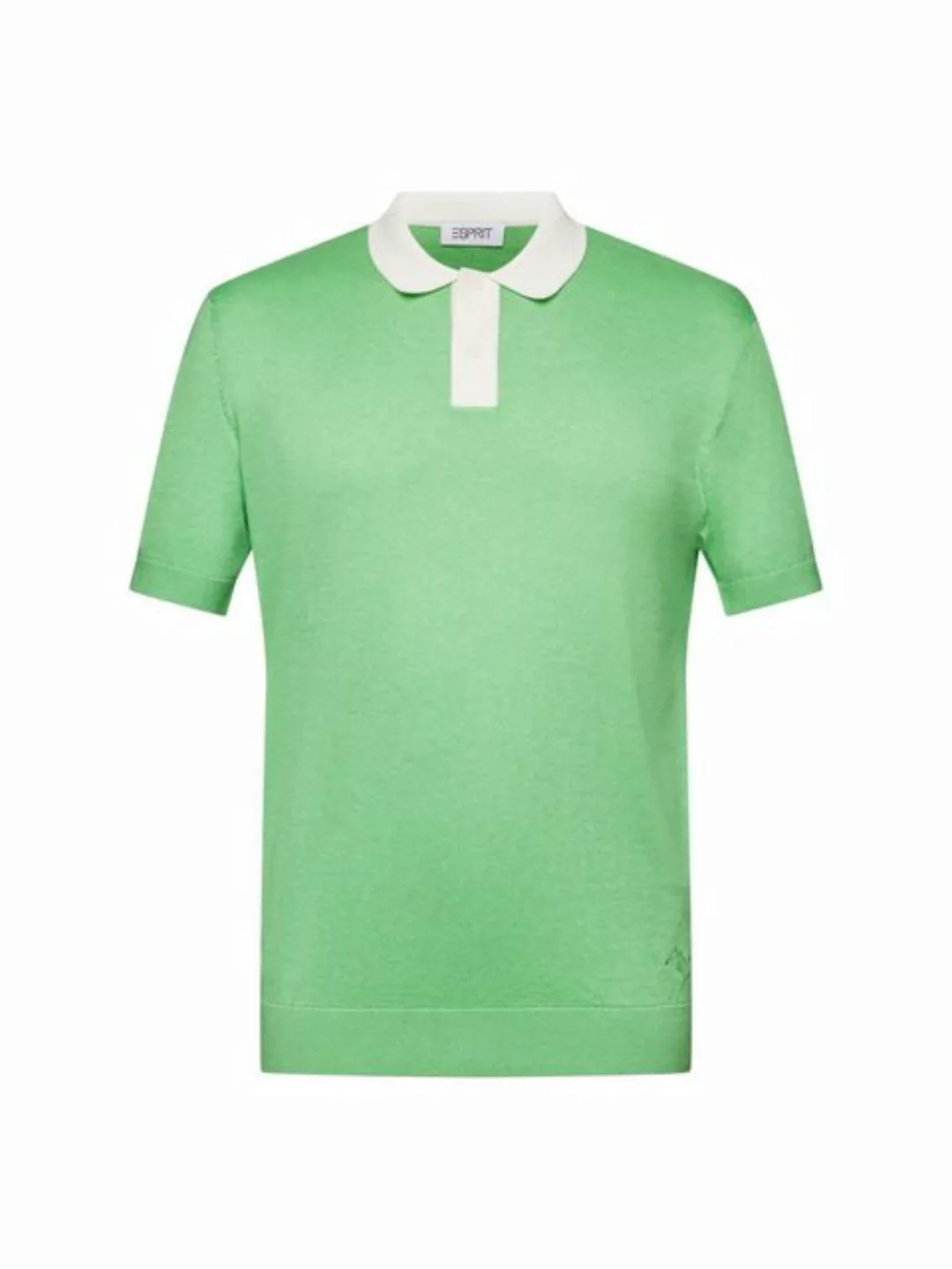 Esprit Kurzarmpullover Kurzärmliges Poloshirt aus Strick günstig online kaufen