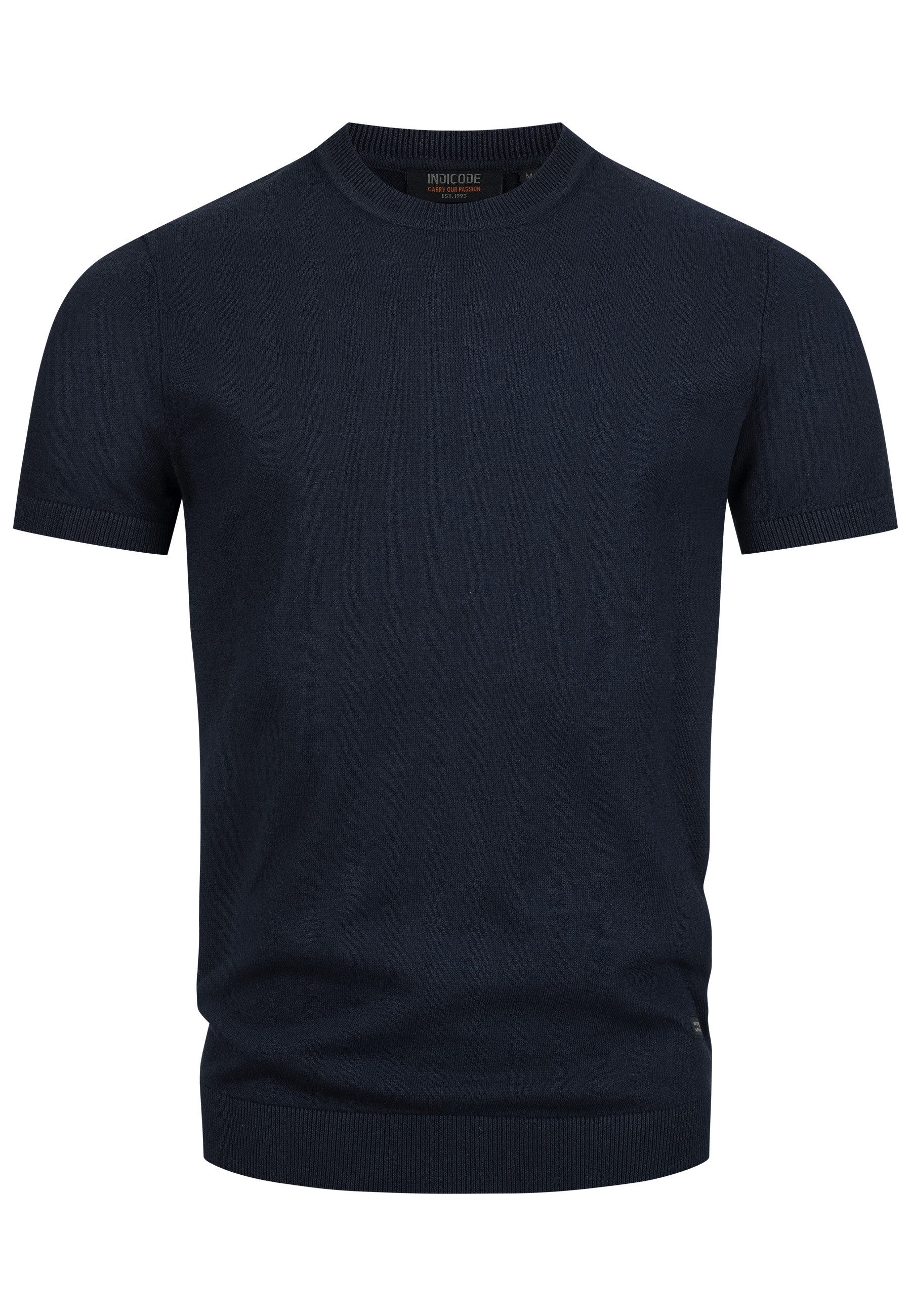 Indicode T-Shirt INVasko T-Shirt Feinstrick mit günstig online kaufen