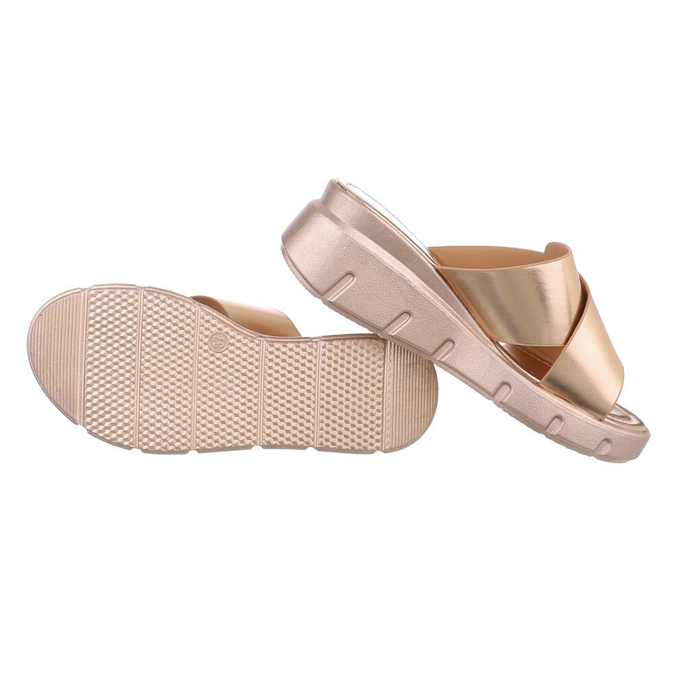 Ital-Design Damen Mules Freizeit Plateausandaletten (85698052) günstig online kaufen
