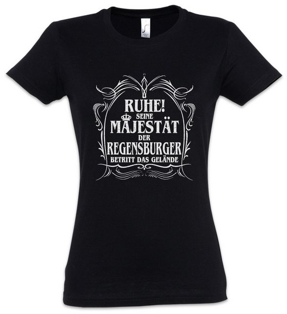 Urban Backwoods Print-Shirt Seine Majestät Der Regensburger Damen T-Shirt B günstig online kaufen