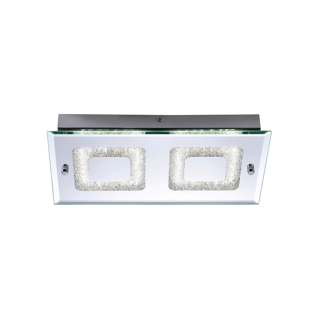 Just Light LED-Deckenleuchte LISA 11571-17 Chrom klar Glas Metall B/H/T: ca günstig online kaufen