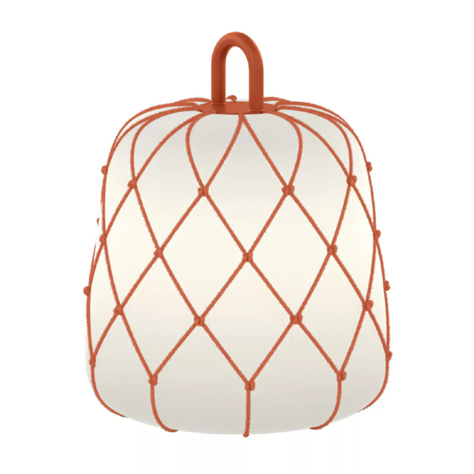 WEVER & DUCRÉ Lampenschirm Costa 2.0, orange, Seil, Ø 28 cm günstig online kaufen