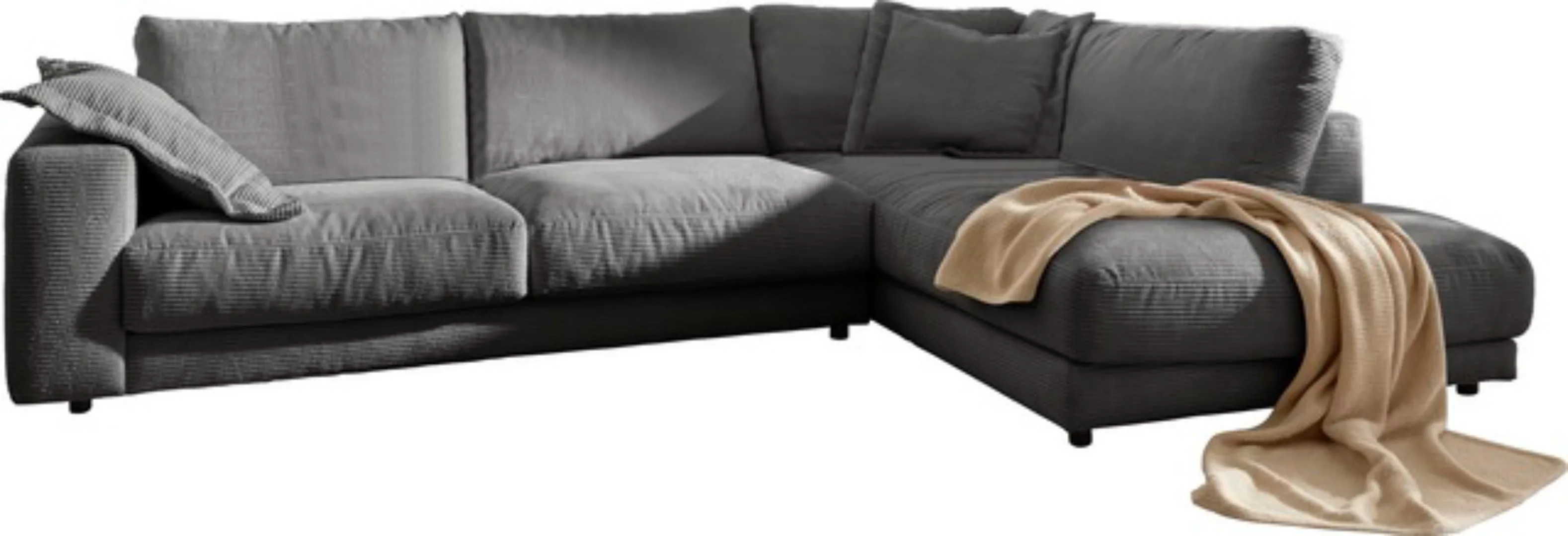 Places of Style Ecksofa "Enisa XXL B/T/H: 325/224/85 cm L-Form", Kuschelig, günstig online kaufen