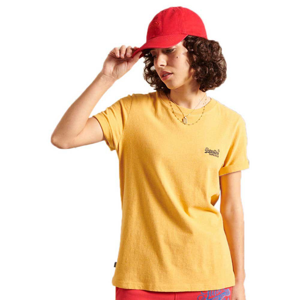 Superdry Orange Label Classic Kurzarm T-shirt L Ochre Marl günstig online kaufen