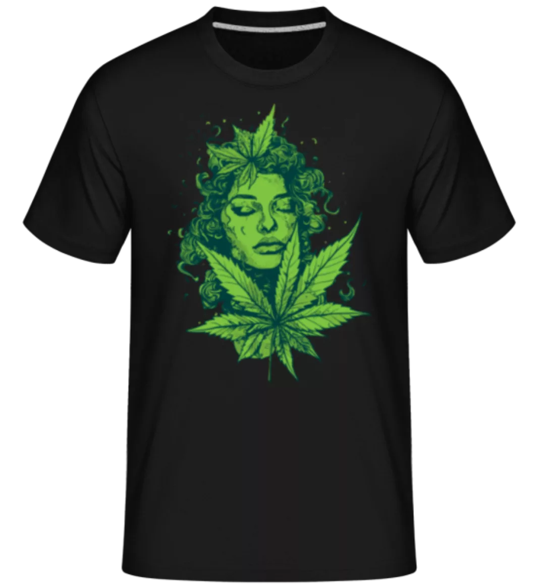 Cannabis Kopf Frau · Shirtinator Männer T-Shirt günstig online kaufen