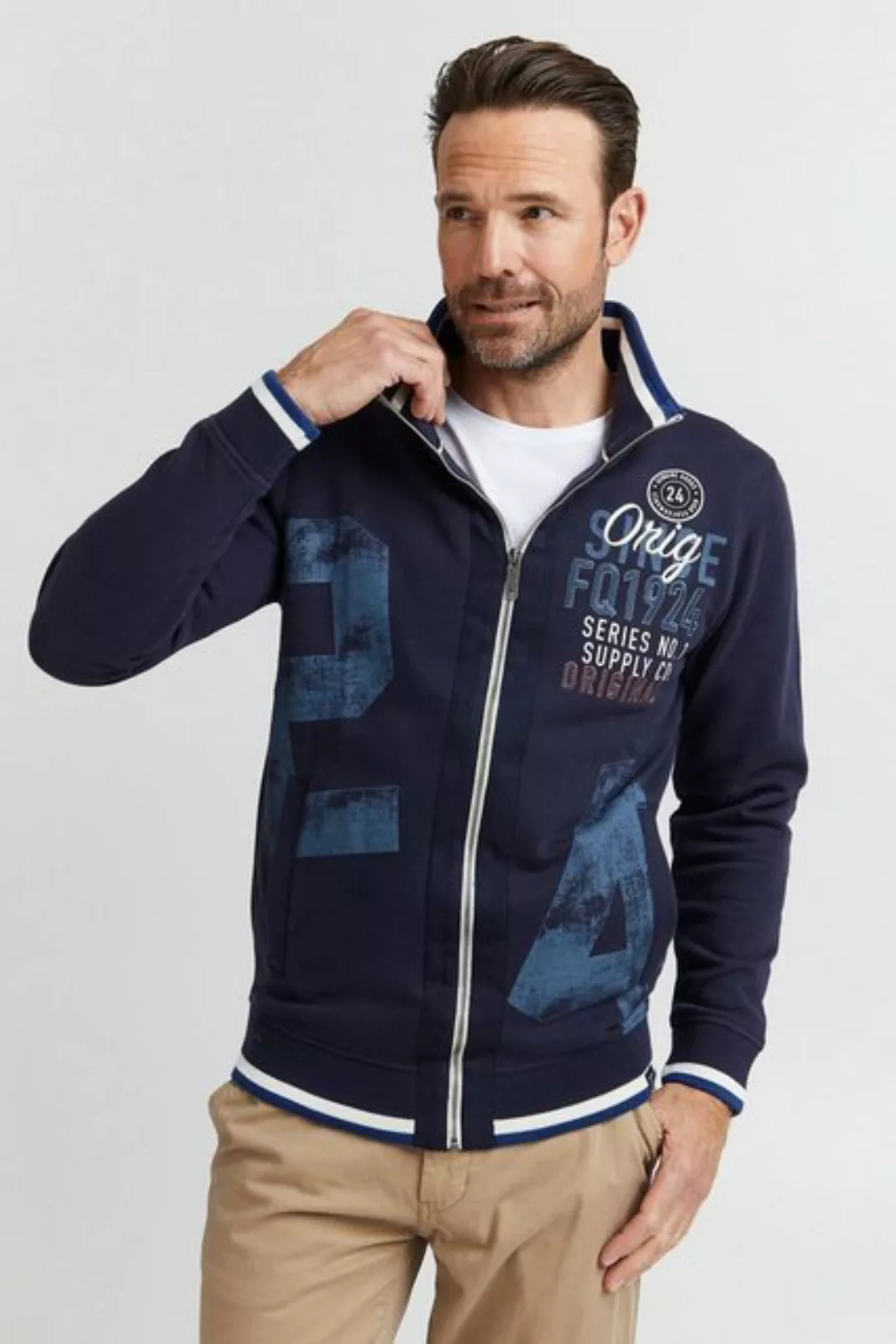 FQ1924 Sweatjacke "Sweatshirtjacke FQMagnus" günstig online kaufen