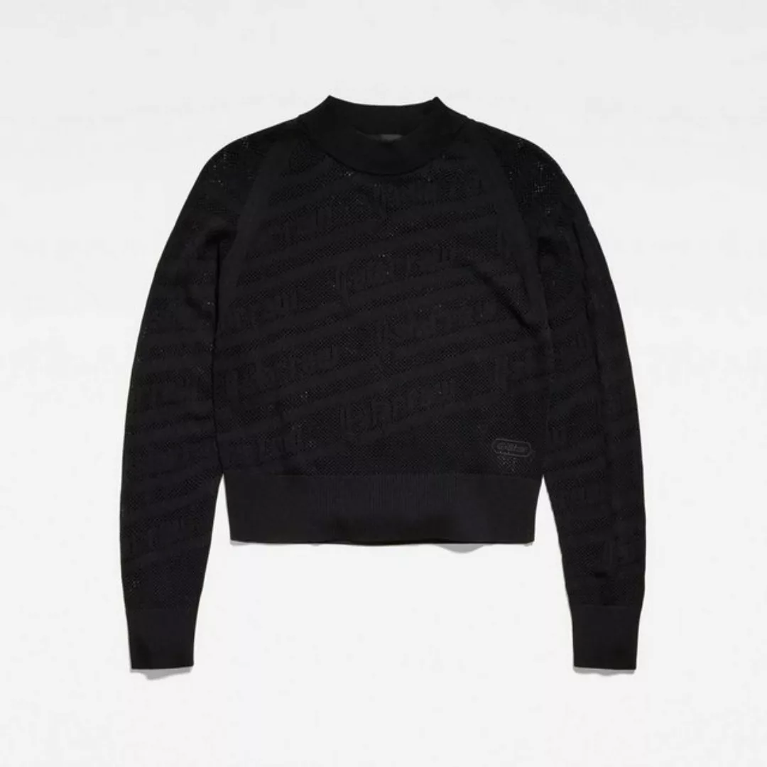 G-Star RAW Sweatshirt Pointelle Text Knit WMN (1-tlg) günstig online kaufen