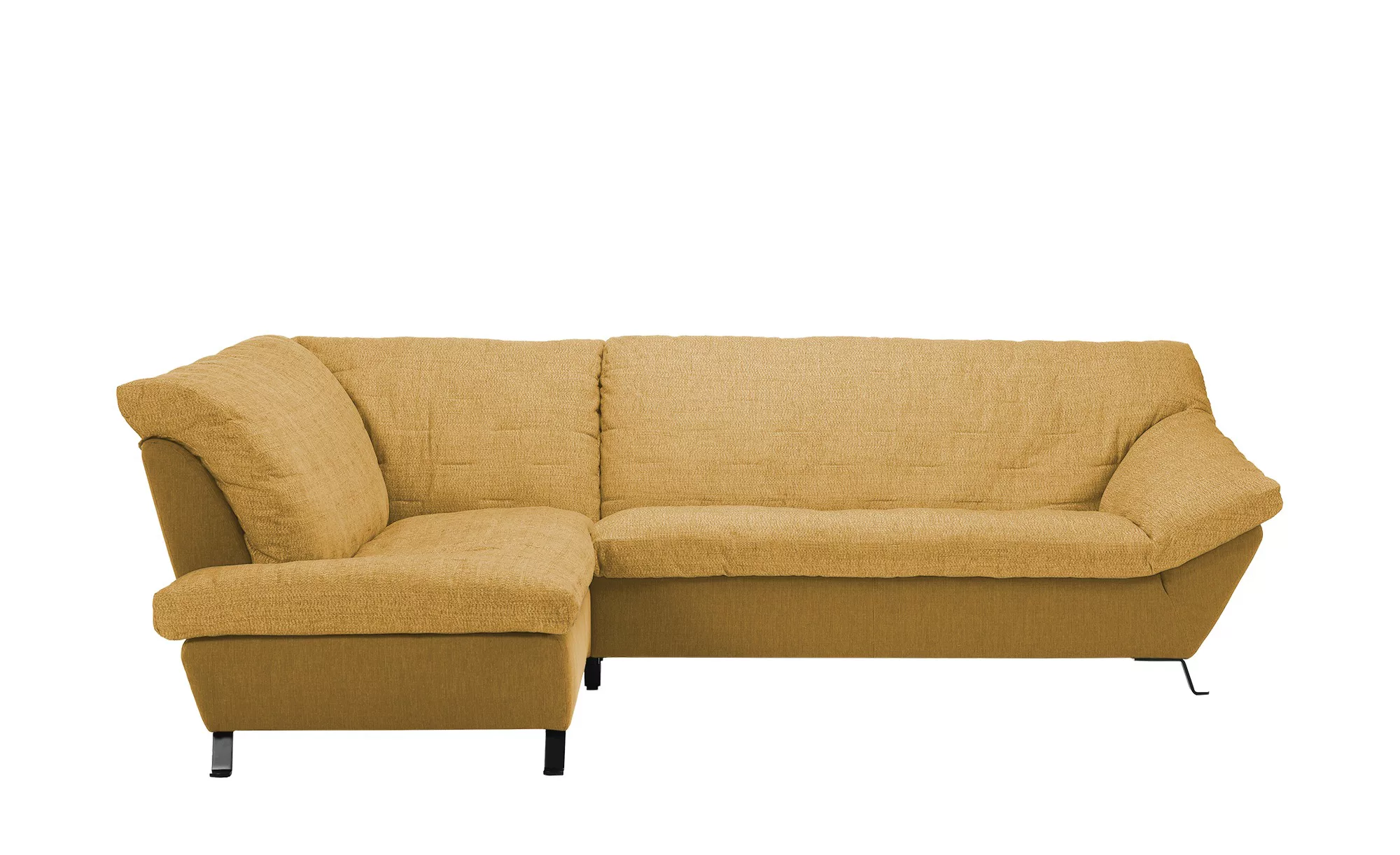 Ecksofa - gelb - 84 cm - Polstermöbel > Sofas > Ecksofas - Möbel Kraft günstig online kaufen