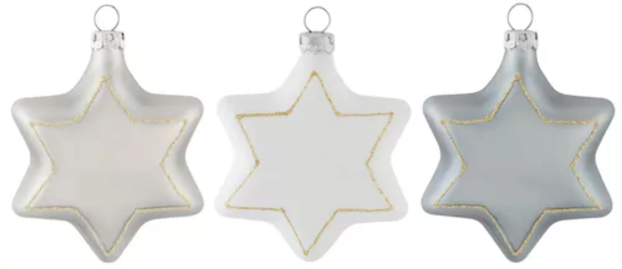 Thüringer Glasdesign Christbaumschmuck »White Elegance, Weihnachtsdeko, Chr günstig online kaufen