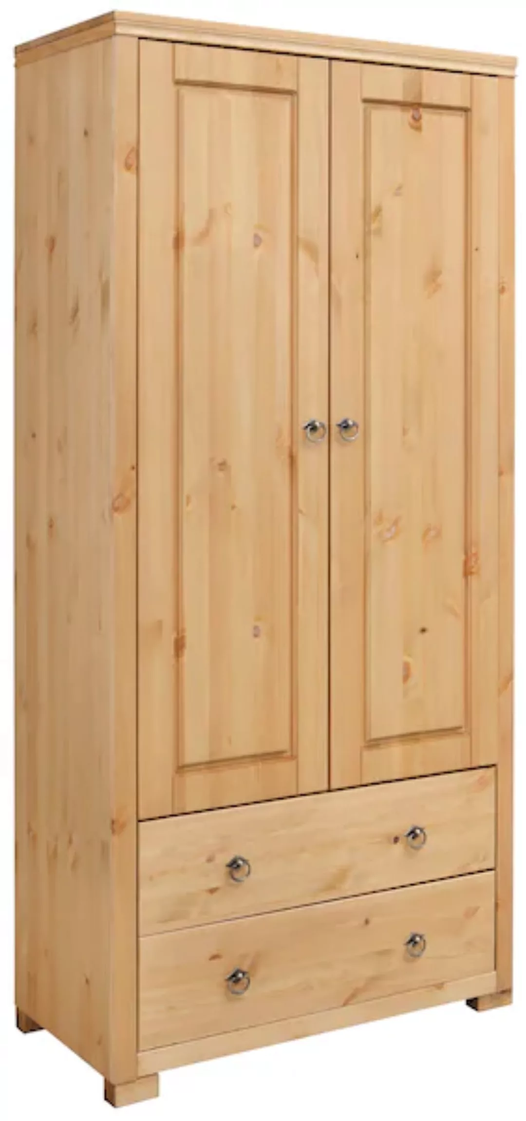 Home affaire Kleiderschrank "Gotland", Breite 80 cm, Höhe 178 cm, aus massi günstig online kaufen