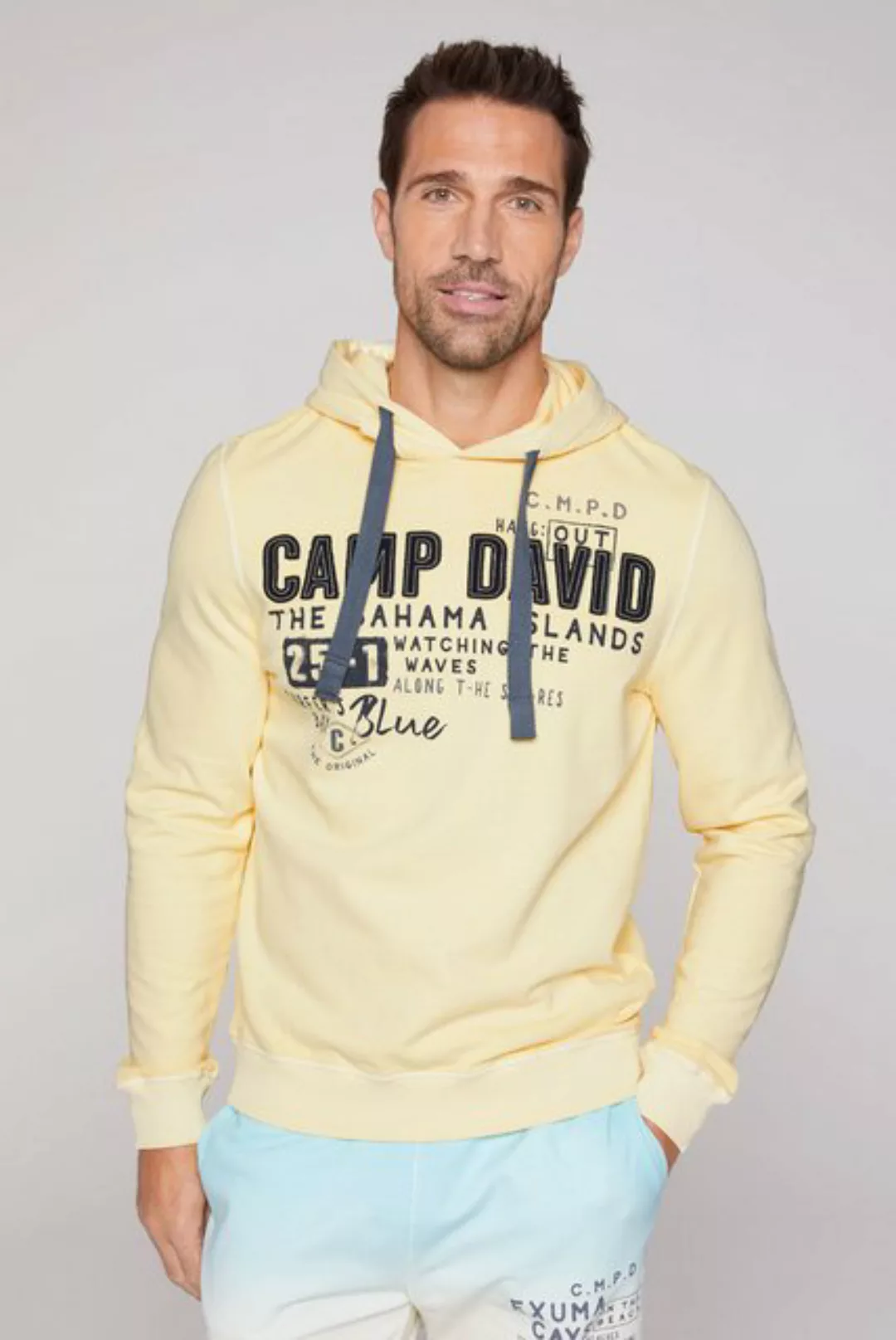 CAMP DAVID Kapuzensweatshirt, mit gefütterter Kapuze günstig online kaufen