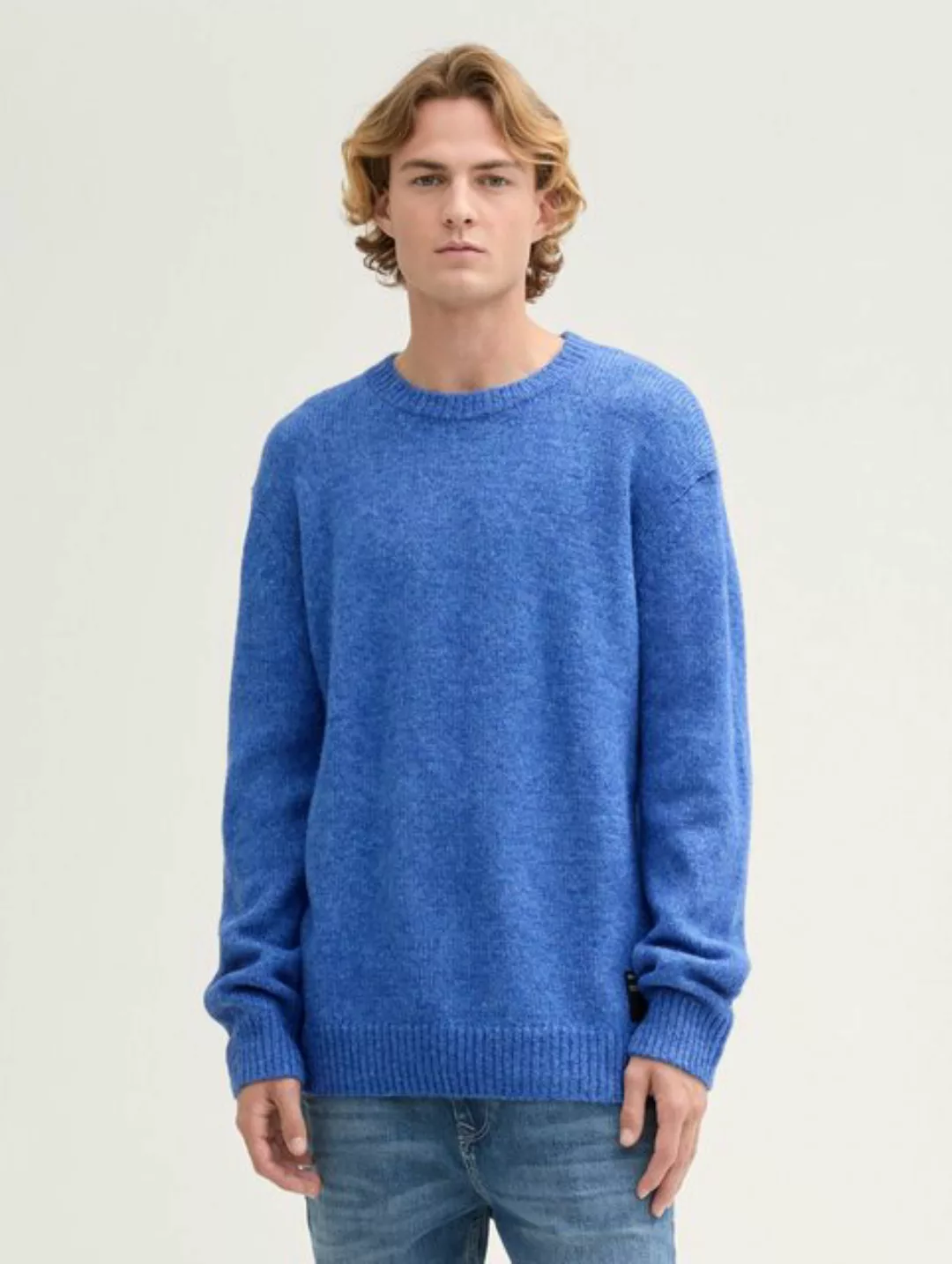 TOM TAILOR Denim Strickpullover Strickpullover mit Rundhalsausschnitt günstig online kaufen