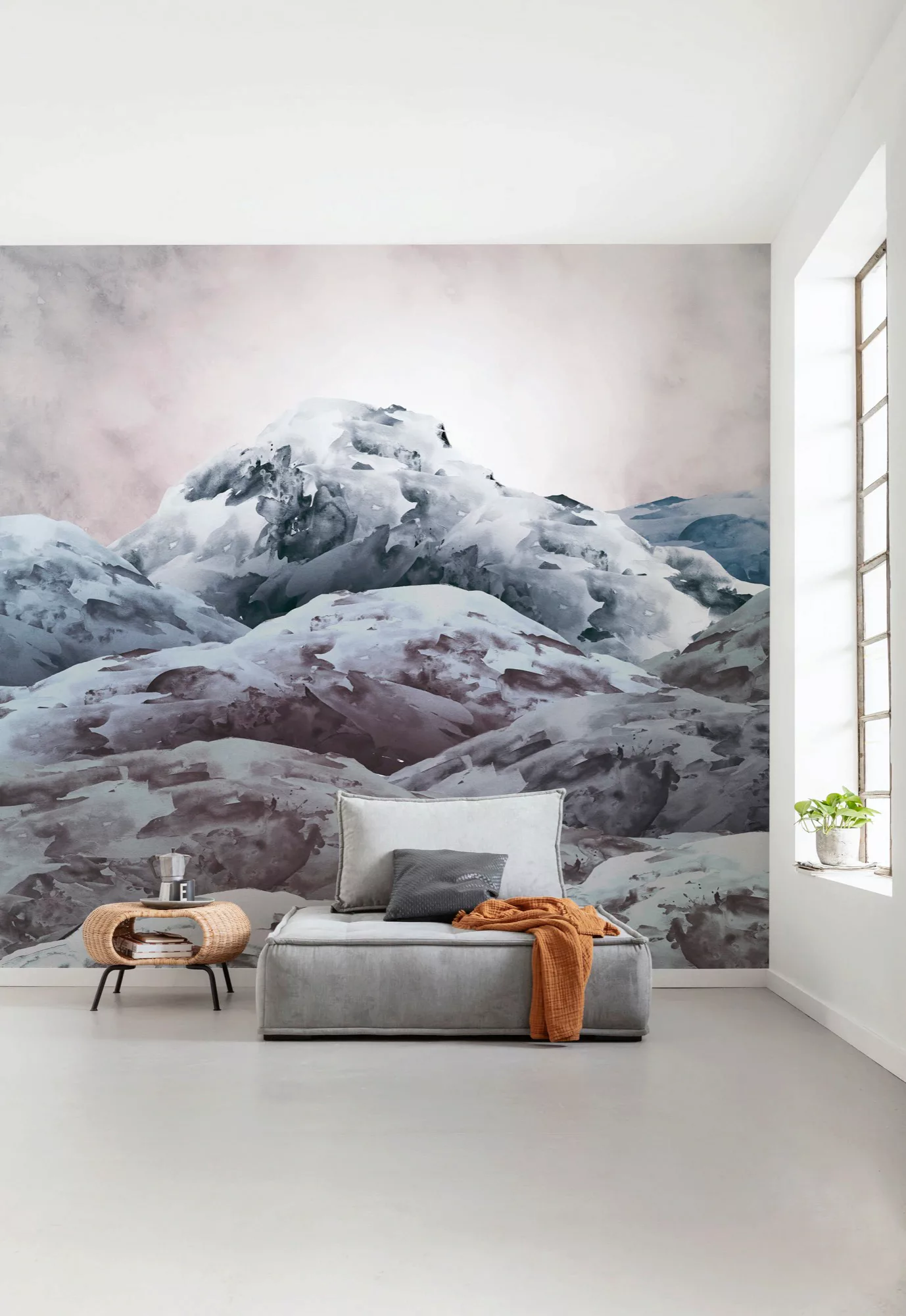KOMAR Vlies Fototapete - Shadow Mountain - Größe 300 x 280 cm mehrfarbig günstig online kaufen