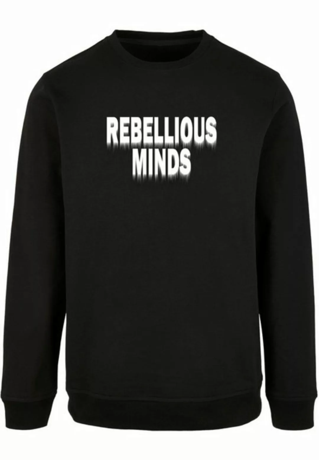 Merchcode Rundhalspullover Merchcode Herren Rebellious Minds Basic Crewneck günstig online kaufen