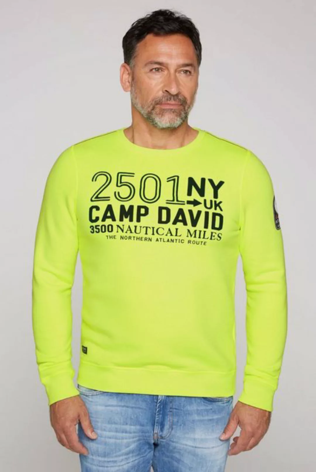 CAMP DAVID Sweater mit Baumwolle günstig online kaufen