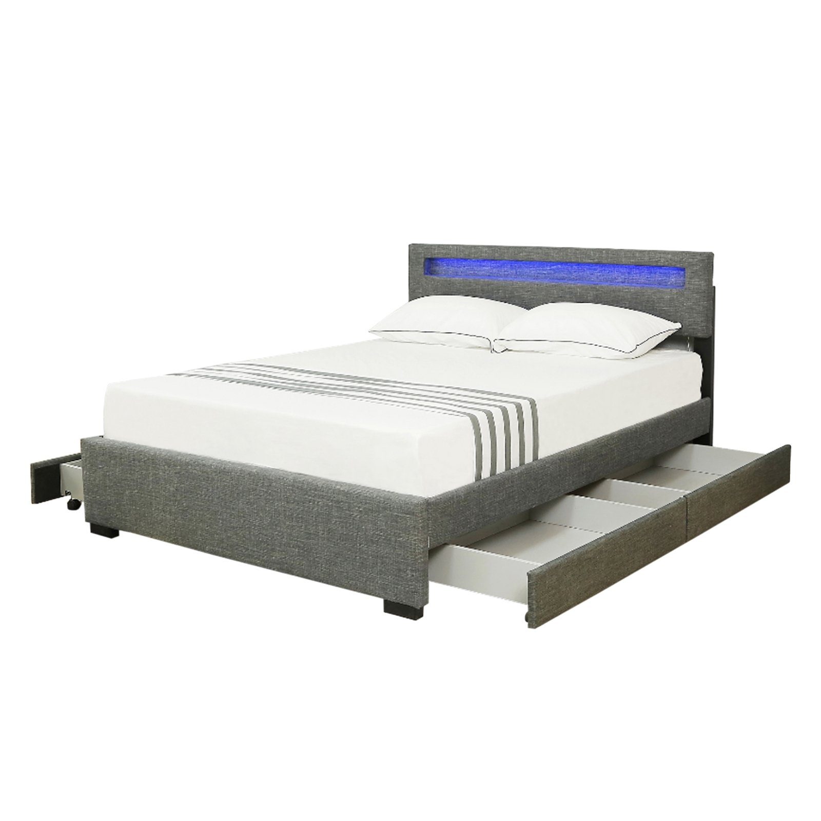 HTI-Living Bett Modernes Polsterbett mit LED günstig online kaufen