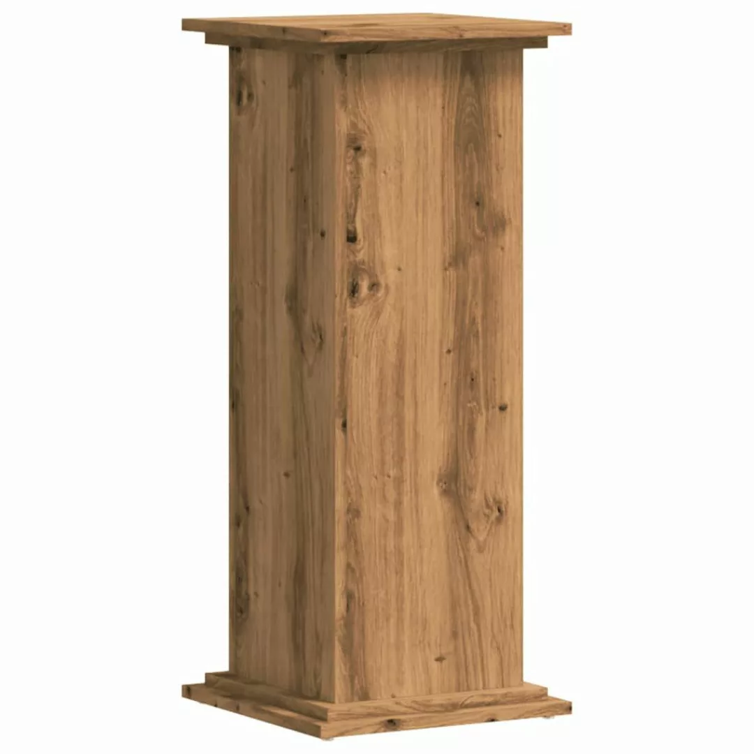 vidaXL Blumenständer Pflanzenständer Artisan-Eiche 33x33x80 cm günstig online kaufen