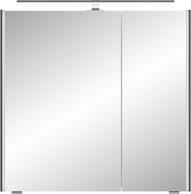 Saphir Spiegelschrank Serie 7045 Badezimmer-Spiegelschrank inkl. LED-Beleuc günstig online kaufen