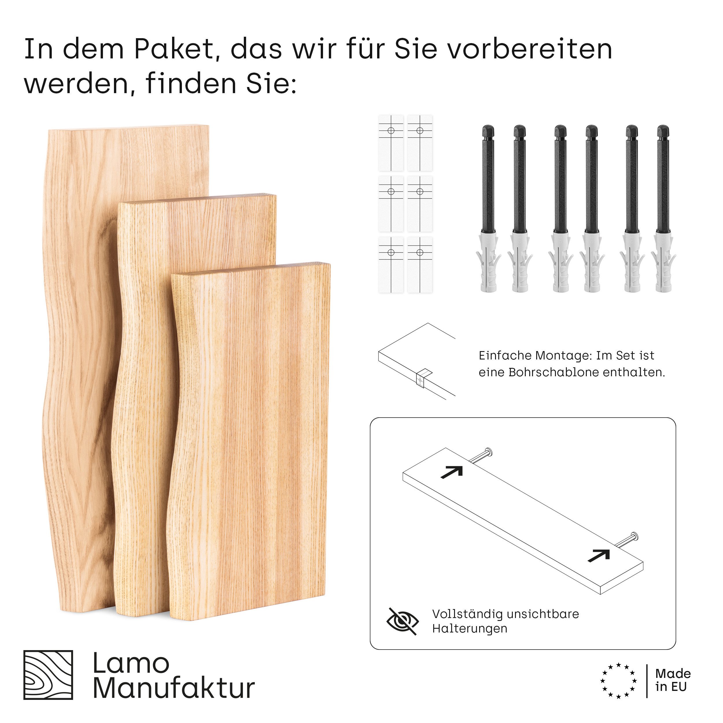 LAMO Manufaktur Wandregal LAMO Manufaktur 3 günstig online kaufen
