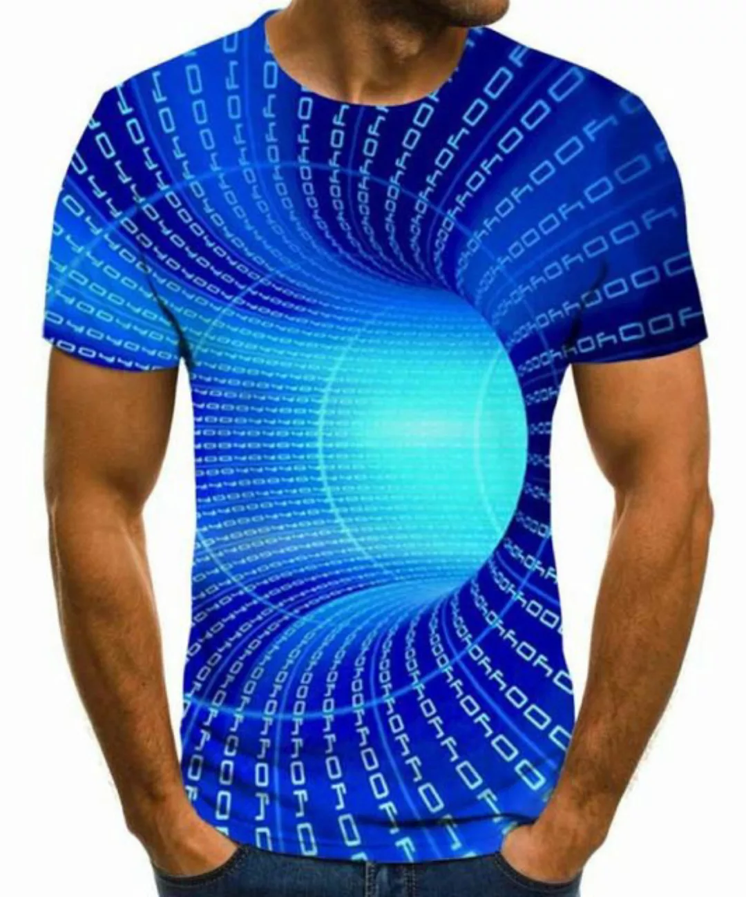 Tinisu T-Shirt 3D-Druck T-Shirt (Unisex/rundhals) - Atmungsaktiv - Sport + günstig online kaufen