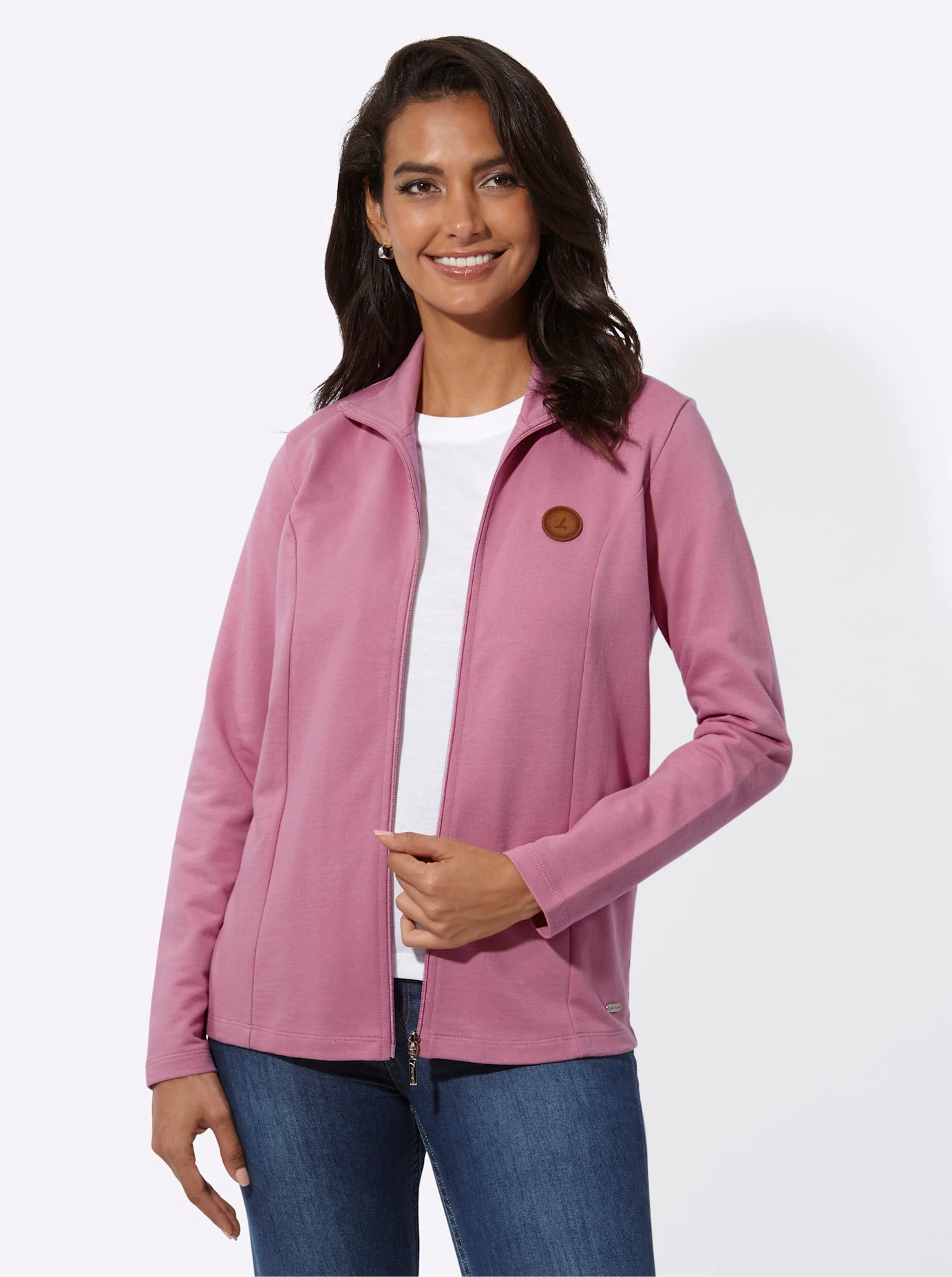 Casual Looks Shirtjacke "Sweatjacke" günstig online kaufen