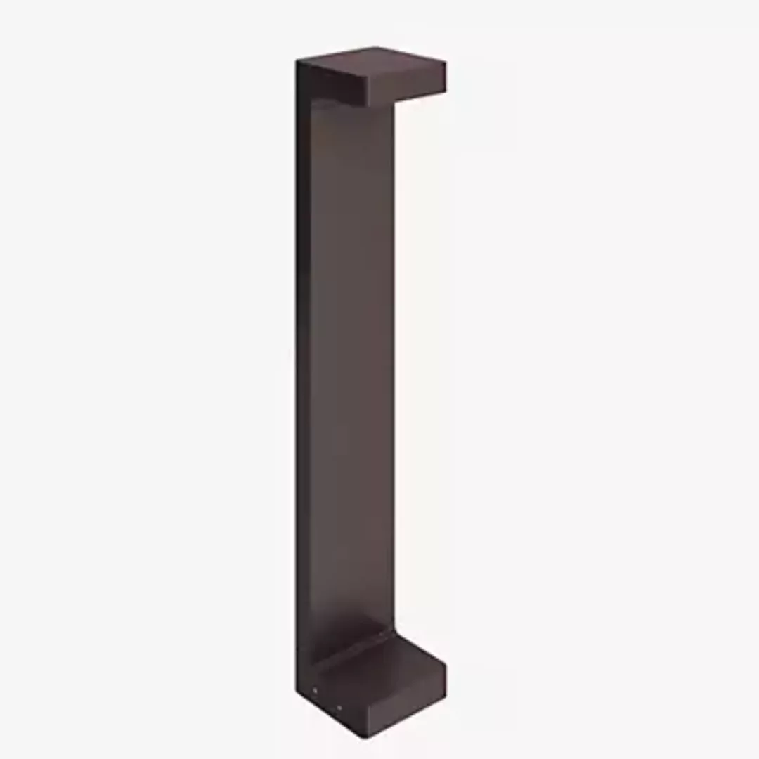 Flos Casting C Pollerleuchte LED, dunkelbraun - B. 15 cm - H. 85 cm günstig online kaufen