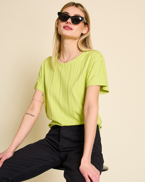 T-shirt Nolita Lime Rib günstig online kaufen