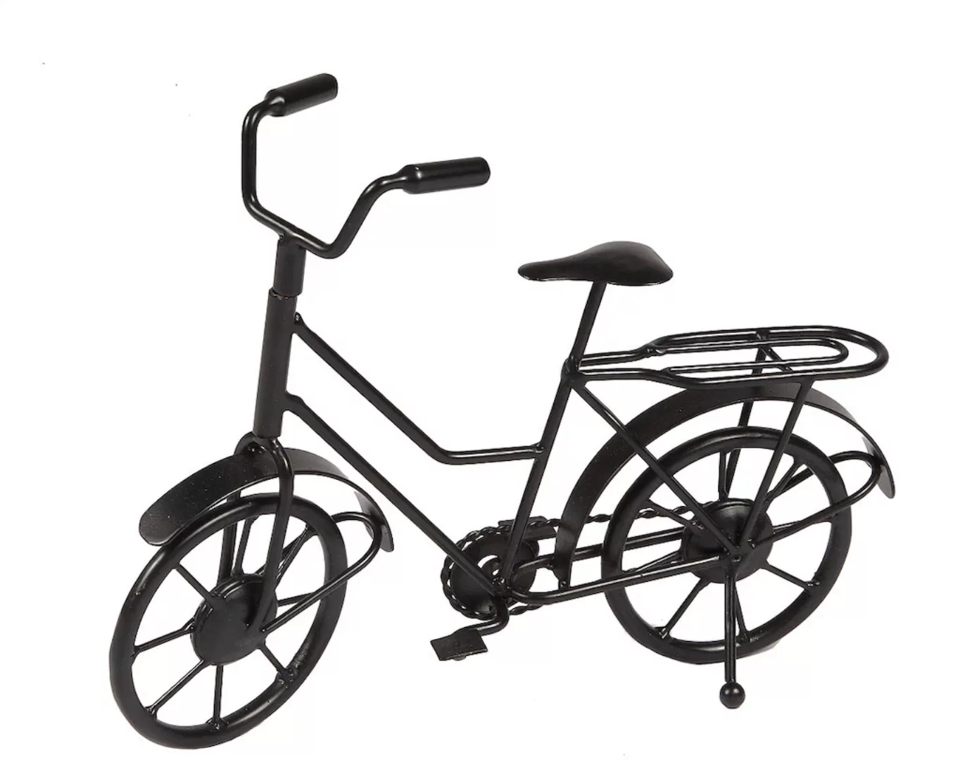 Ambiente Haus Wanddekoobjekt "Deko Fahrrad - schwarz 27cm", (1 St.) günstig online kaufen