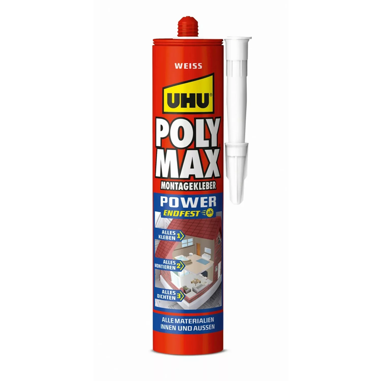 Uhu Poly Max Montagekleber Power Weiß 425 g günstig online kaufen