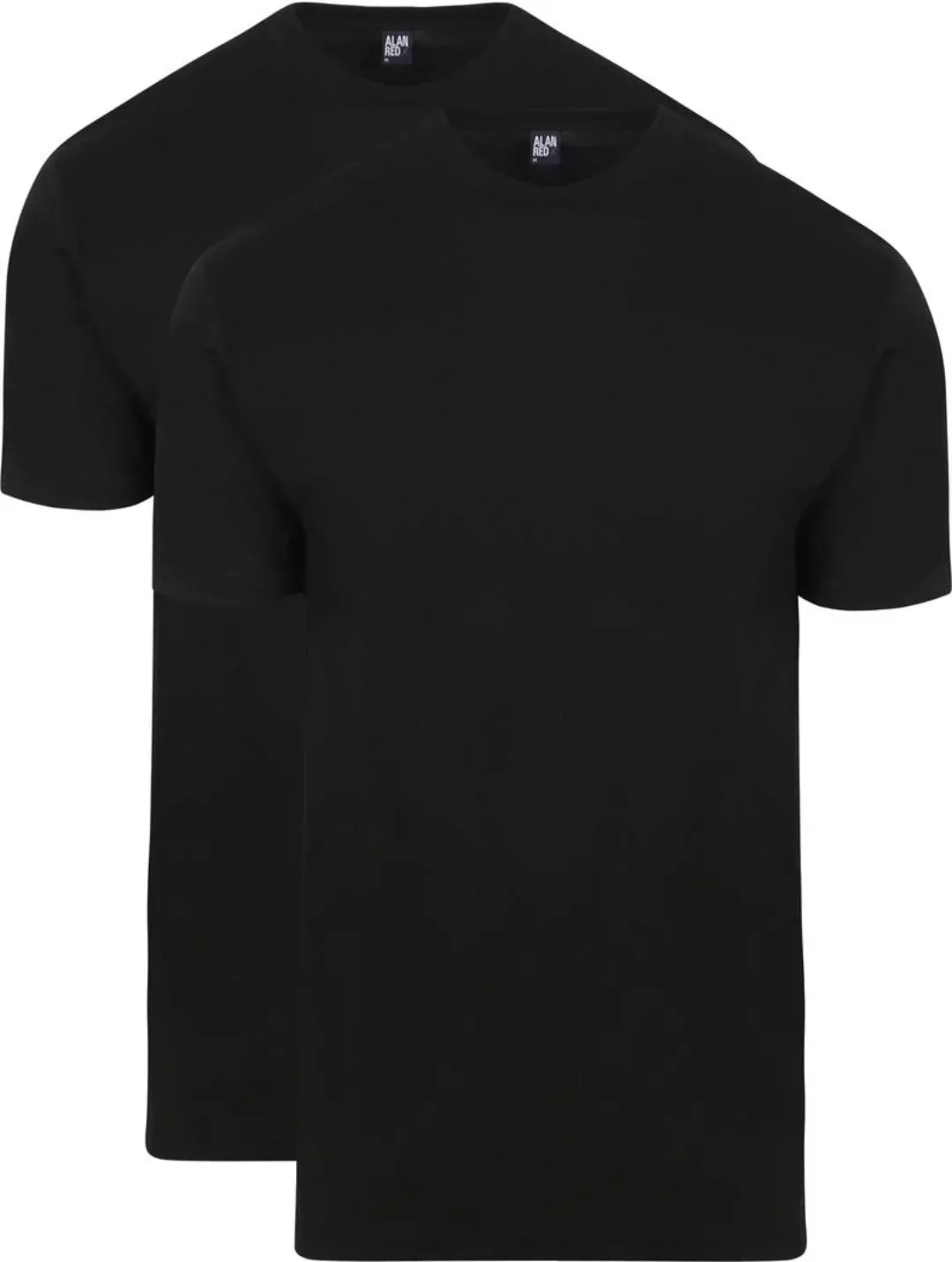 Alan Red T-Shirt Virginia Schwarz (2er-Pack) - Größe L günstig online kaufen