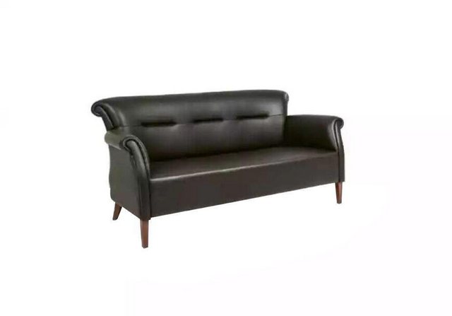 JVmoebel Sofa Moderner Schwarzer Dreisitzer Arbeitszimmer Luxus Sofas, 1 Te günstig online kaufen