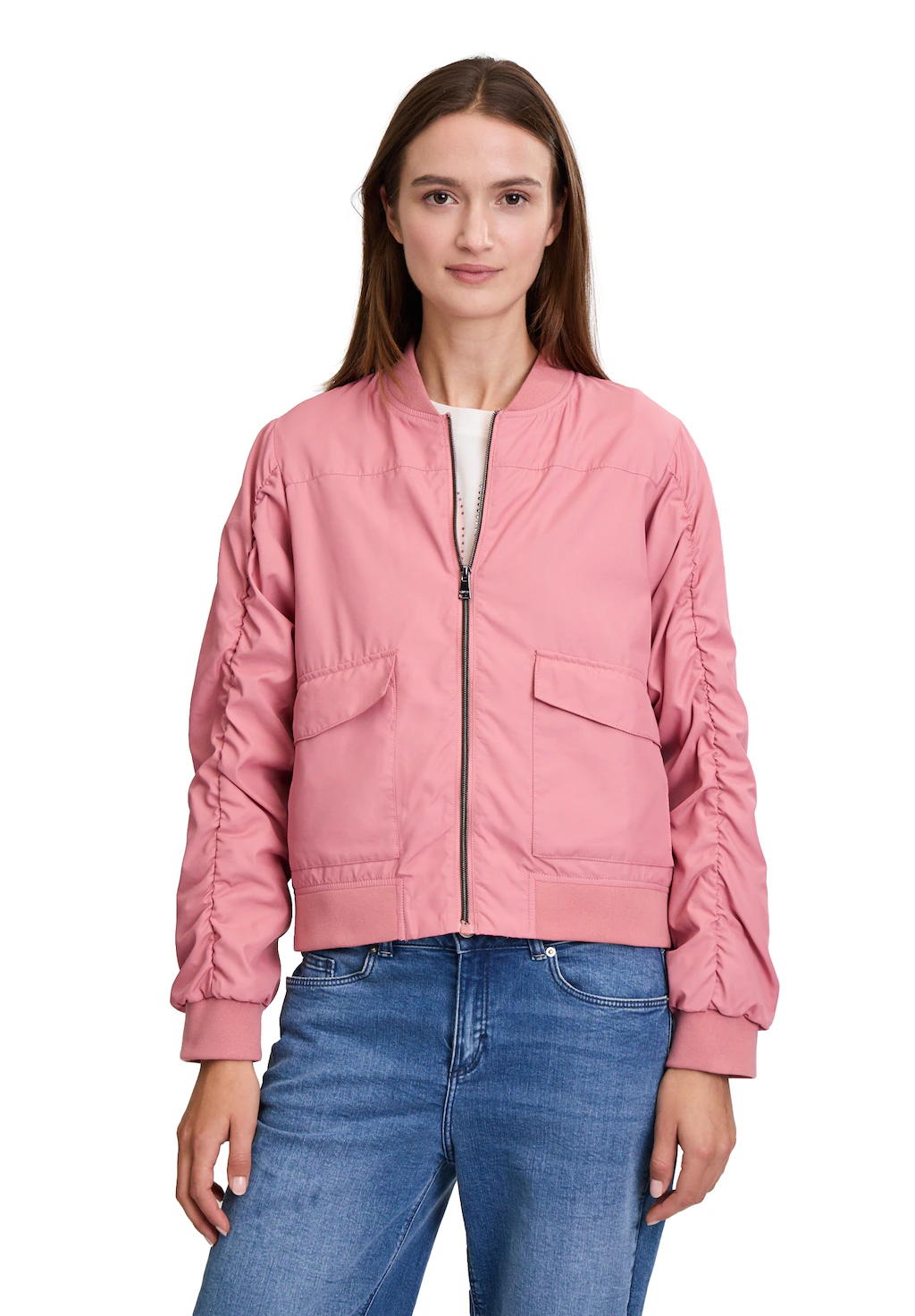 Cartoon Jackenblazer "Cartoon Blouson mit Raffung", Raffung günstig online kaufen