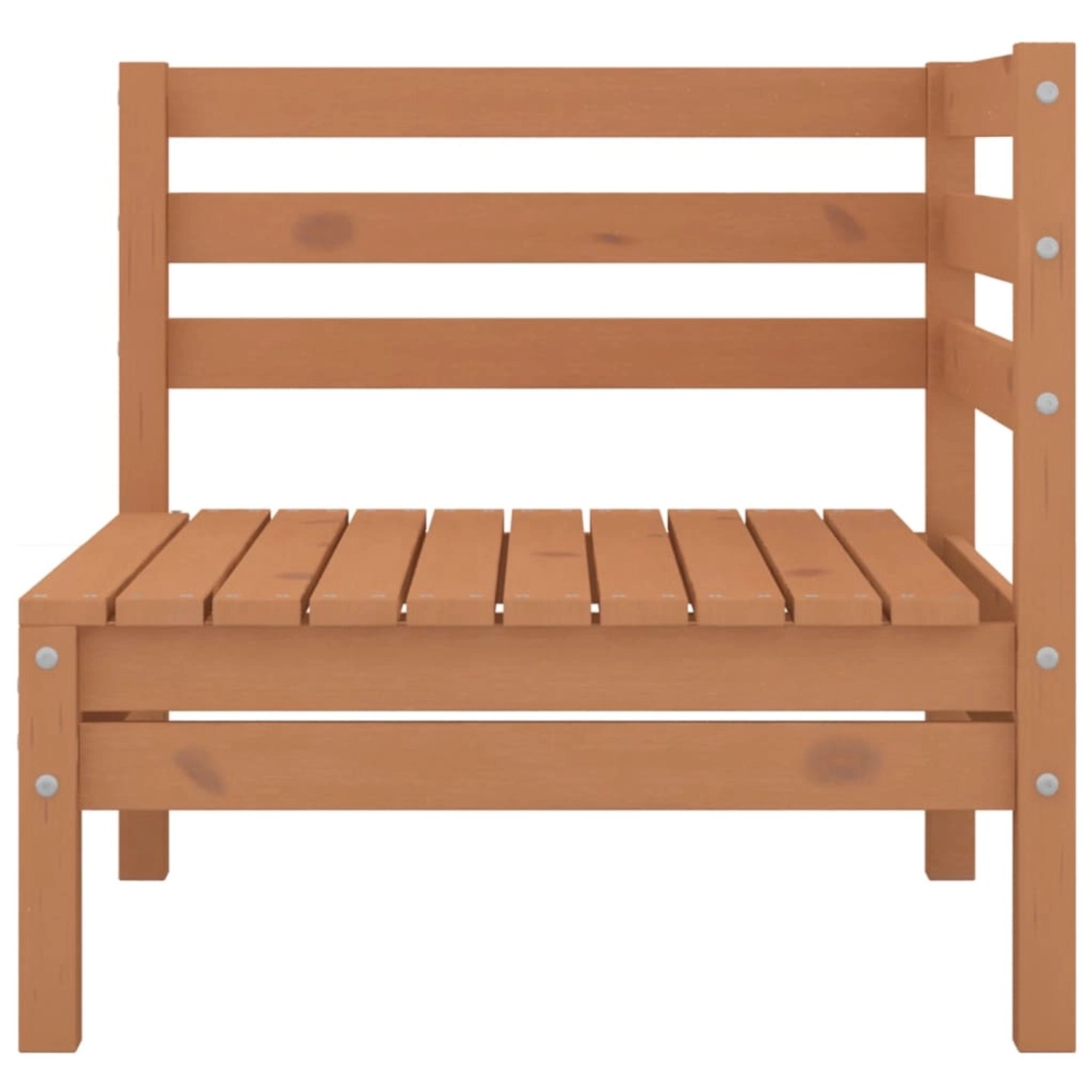 Garten-ecksofa Honigbraun Massivholz Kiefer günstig online kaufen