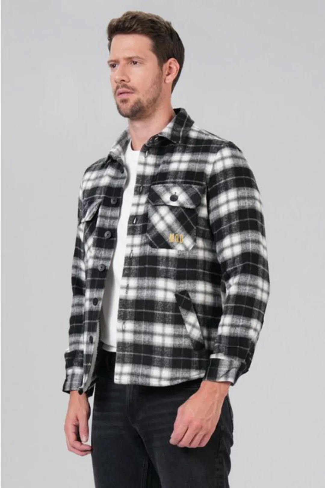 Miracle of Denim Hemdjacke – Herren Flanell-Hemdjacke  Übergangsjacke Overs günstig online kaufen