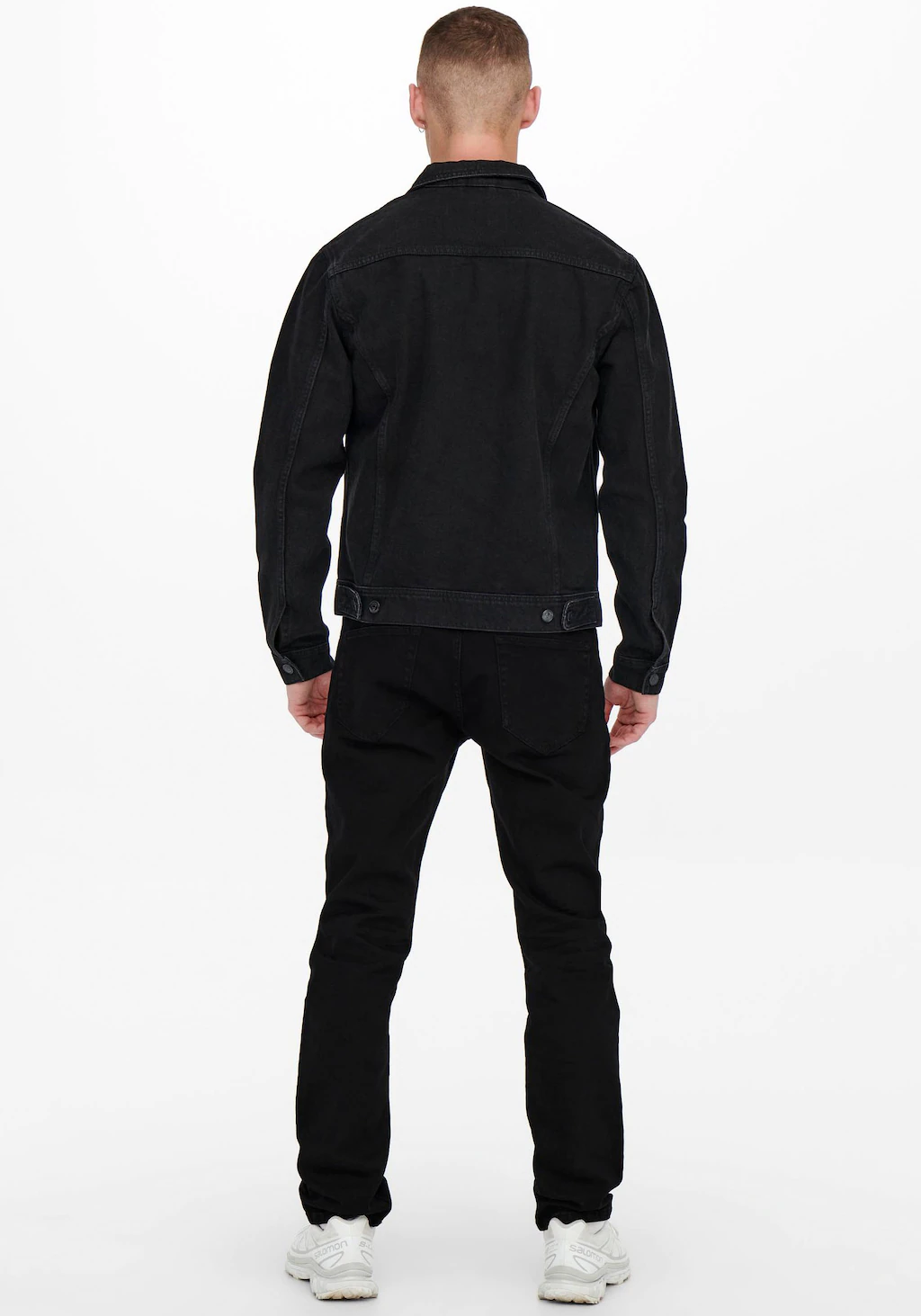 Only & Sons Herren Jeans ONSWEFT 2956 - Slim Fit - Schwarz - Black Denim günstig online kaufen