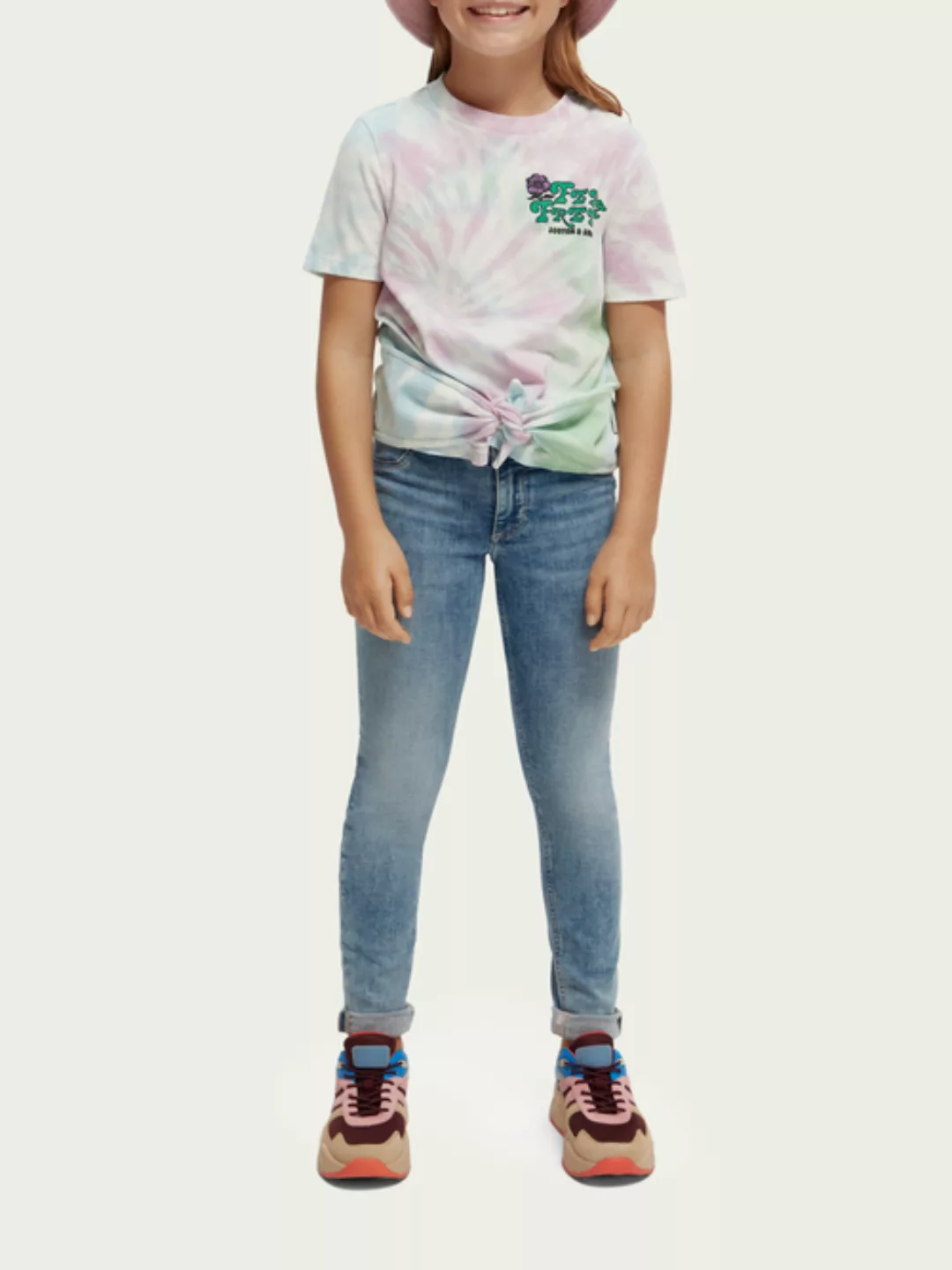 Scotch & Soda T-Shirt im Relaxed Fit mit „Tie-Dye“-Effekt günstig online kaufen