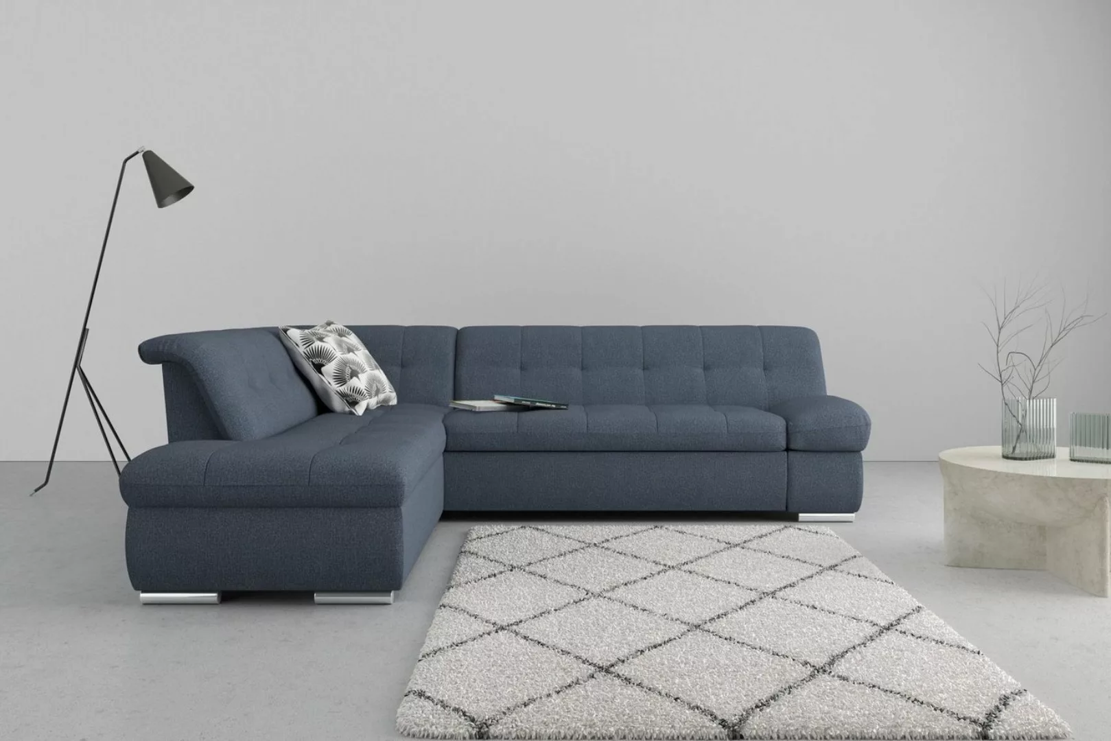 DOMO collection Ecksofa "Mona L-Form", wahlweise mit Bett- und Armlehnfunkt günstig online kaufen