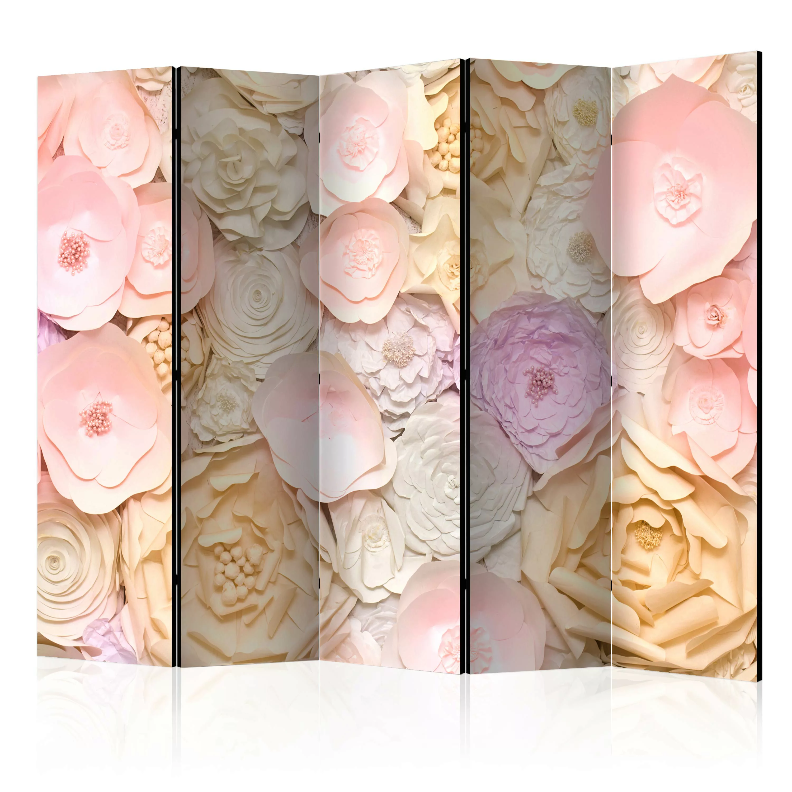 5-teiliges Paravent - Flower Bouquet Ii [room Dividers] günstig online kaufen