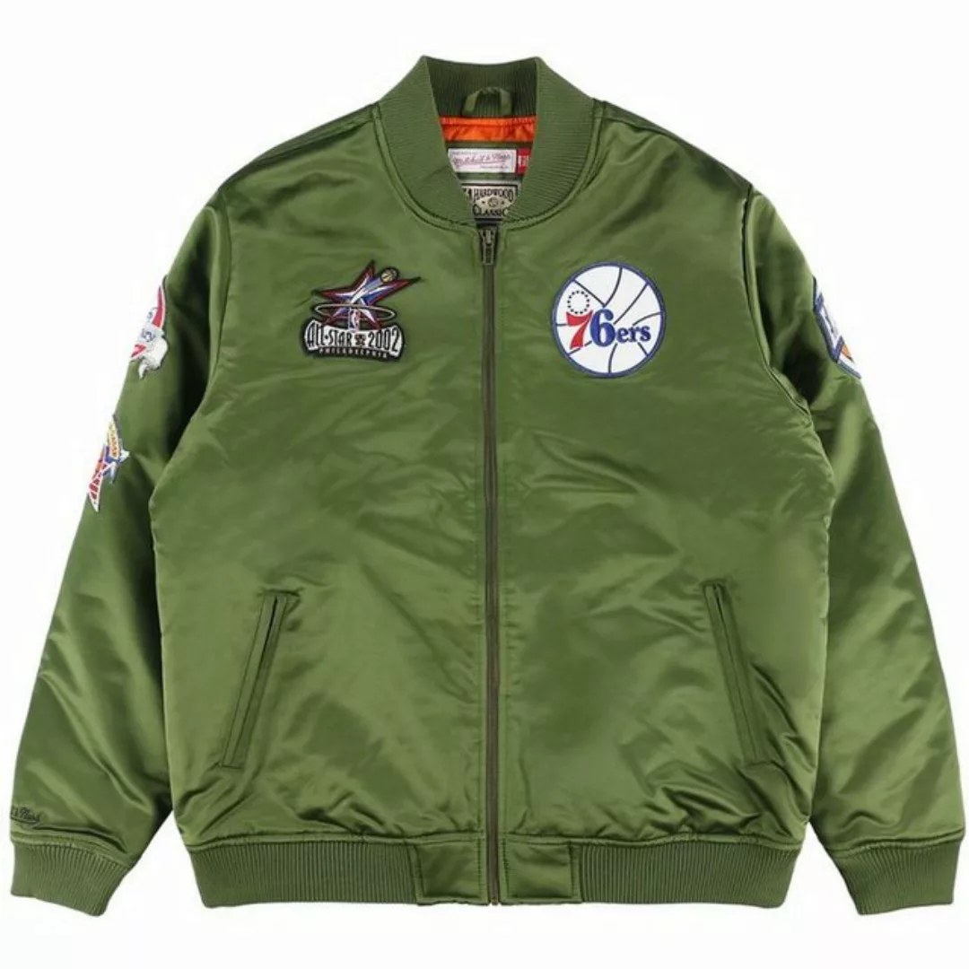 Mitchell & Ness Bomberjacke Satin FLIGHT Philadelphia 76ers günstig online kaufen