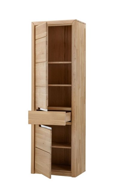 expendio Hochschrank Pisa 6 Eiche bianco massiv 63x198x41 cm montiert mit S günstig online kaufen