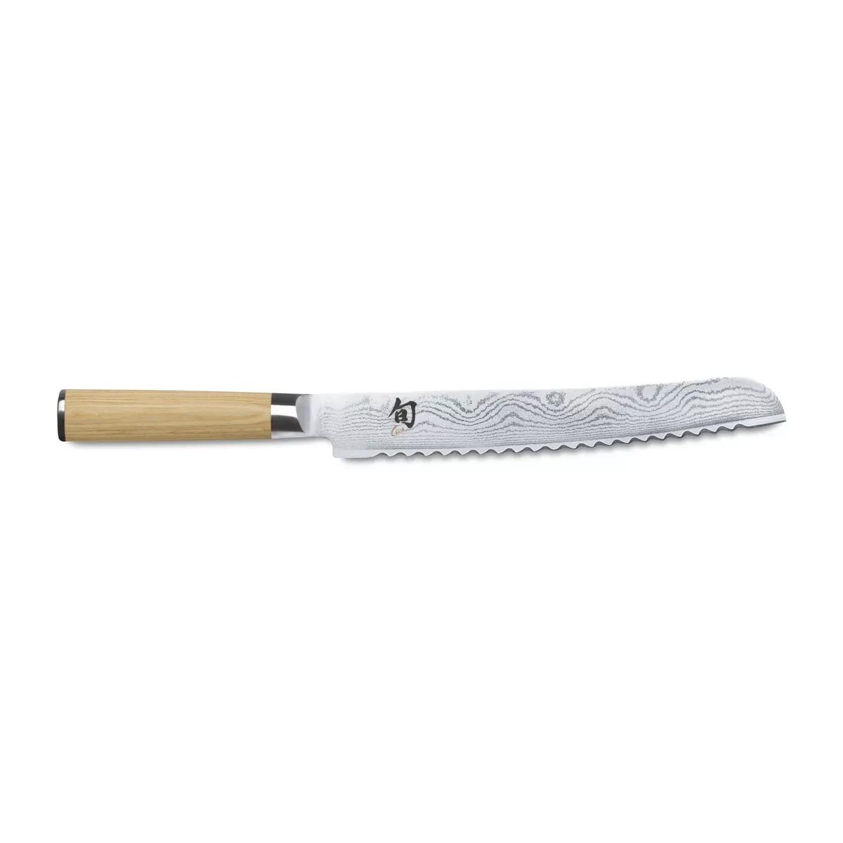 KAI Shun Classic White Brotmesser 23 cm - 32-lagiger Damaststahl - Griff Pa günstig online kaufen