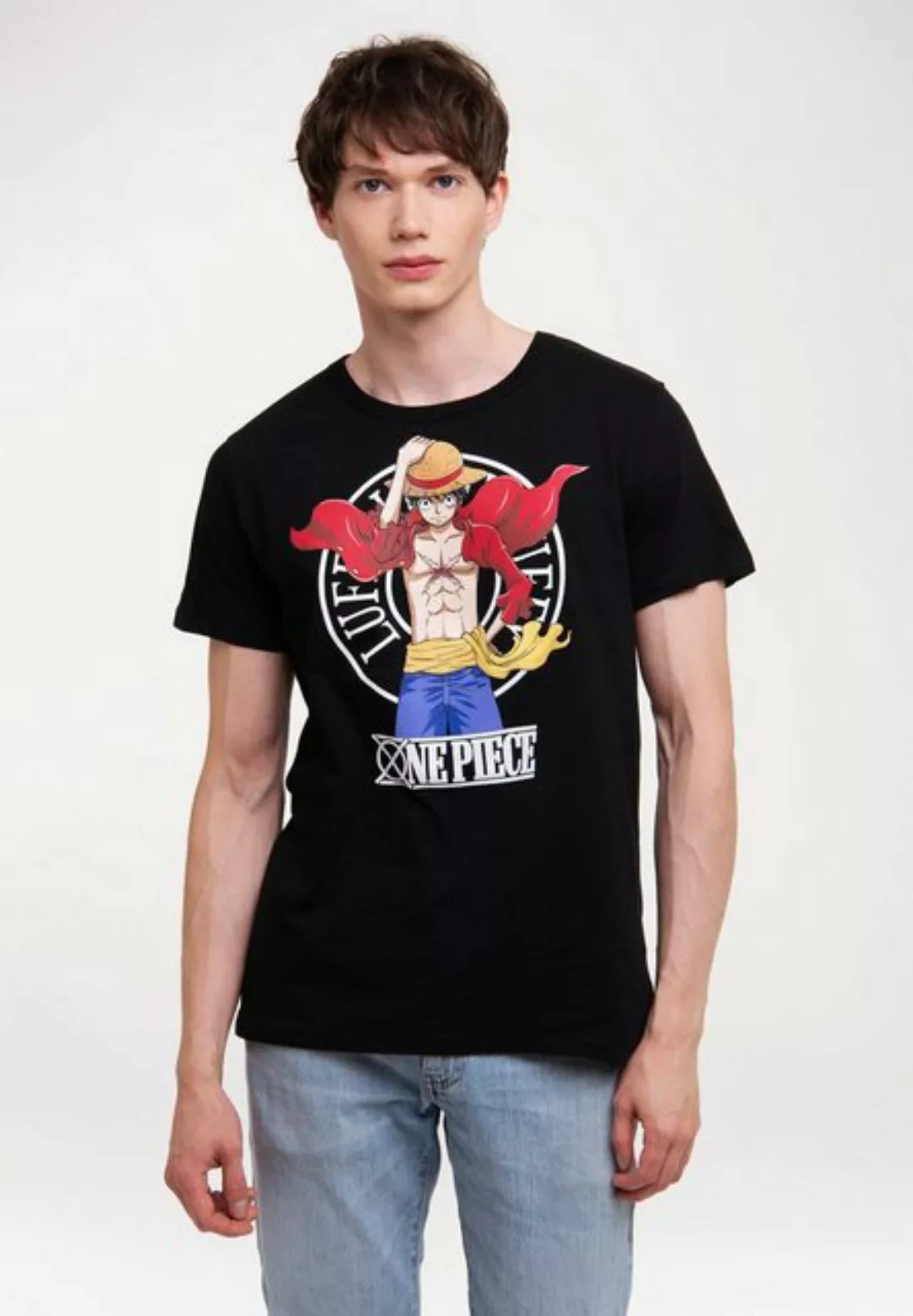 LOGOSHIRT T-Shirt One Piece - Luffy New World mit lizenziertem Print günstig online kaufen